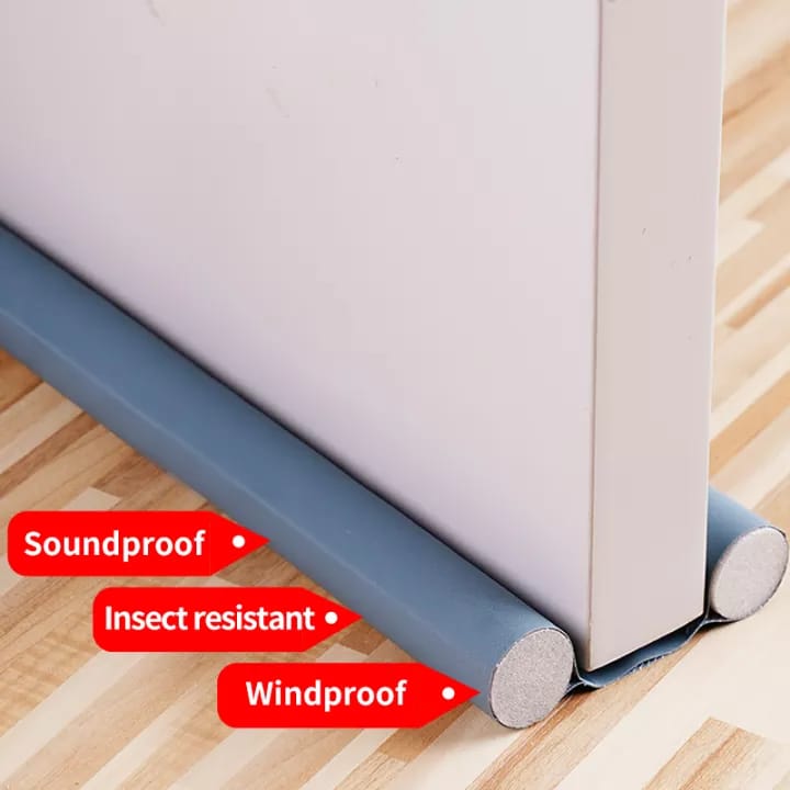 Windproof Seal Strips Draught Excluder Stopper Door Bottom Guard Double Protectors Doorstop Dust-proof Blocker Sealers