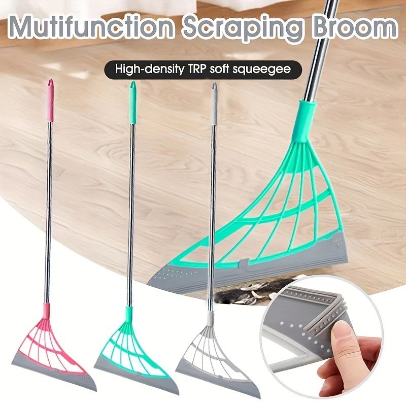 Silicone Scraper Broom Magic Wiper High Place Glass Wiper Floor Mop Household Bathroom Sweeping Water Silicone Scraper Broom
