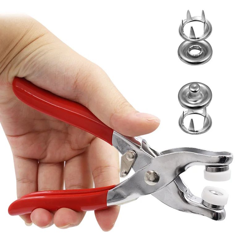 Plier Tool Accessories Metal Snap Button Fasteners Press Studs Bouton Pression Fasteners DIY Installing Clothes Jeans Bag Clip