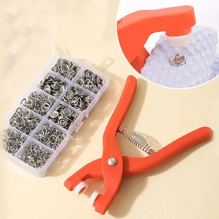 Plier Tool Accessories Metal Snap Button Fasteners Press Studs Bouton Pression Fasteners DIY Installing Clothes Jeans Bag Clip