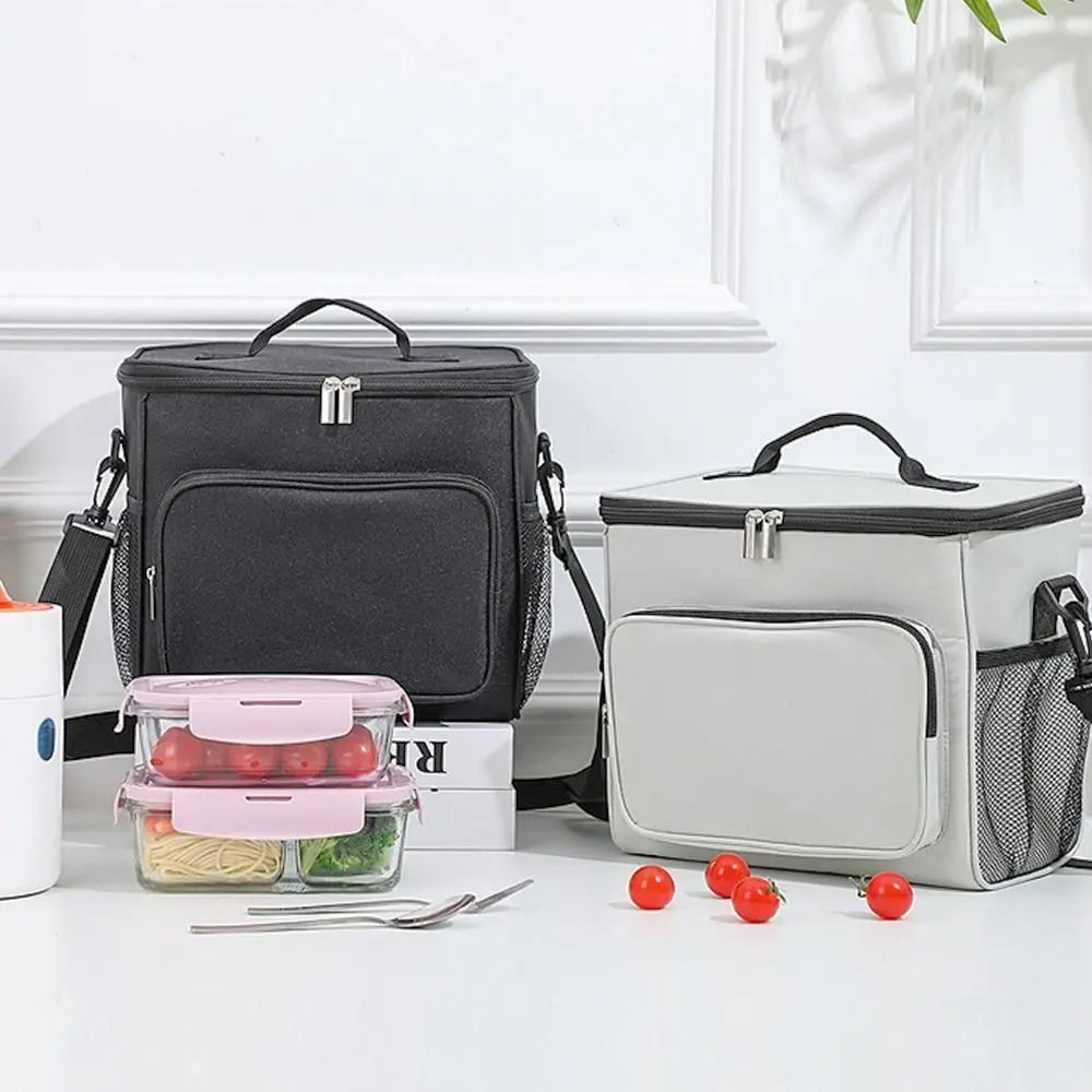 Insulated Lunch Bag Large Thermal Cool Hot Food Storage Tote Box Adult Kids Men