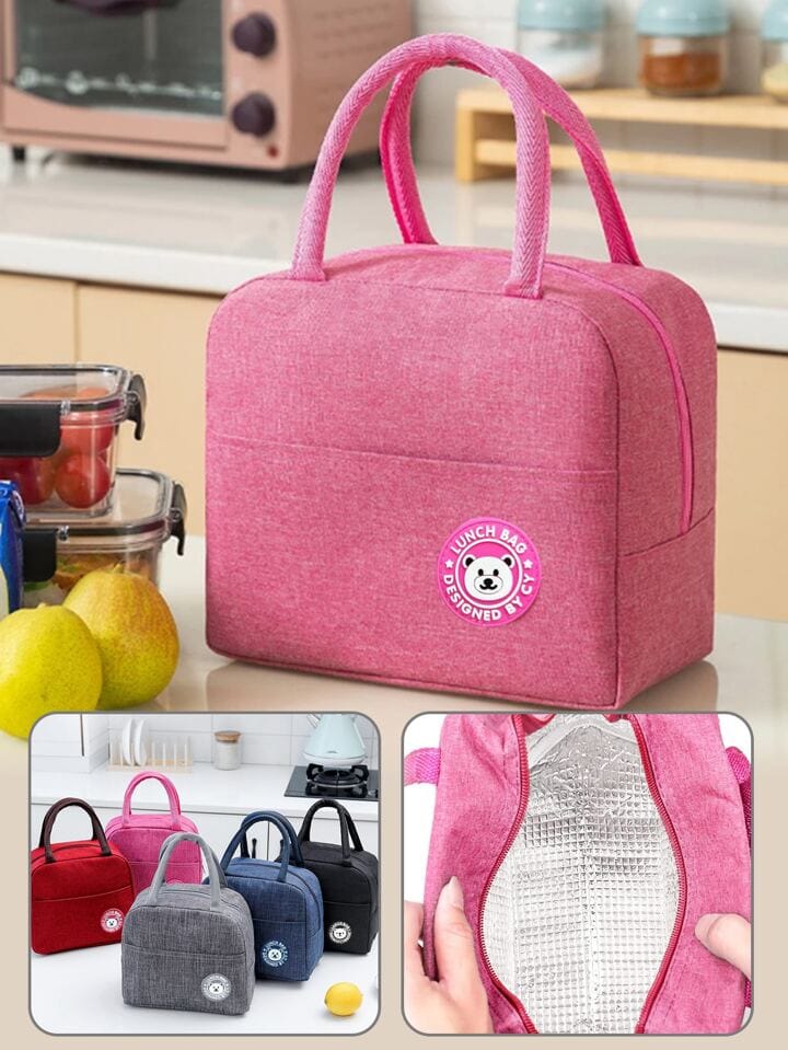 Portable Lunch Bag Food Thermal Box Waterproof Office Cooler Lunch Box Camping Picnic Bag for Kids Convenient Fresh Warmer Bags