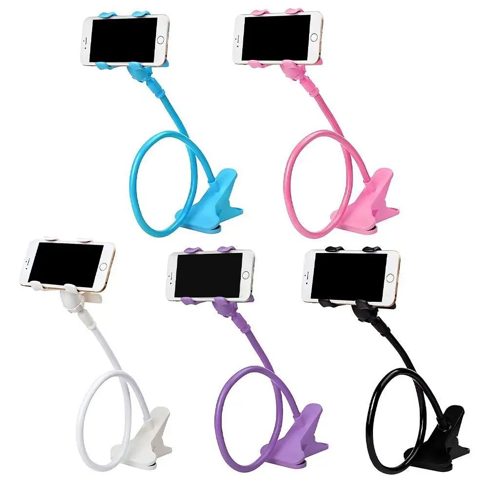 Lazy Desktop Bedside Clip Phone Bracket Flexible Long Arm Mobile Phone Holder Stand Mount For Smartphone