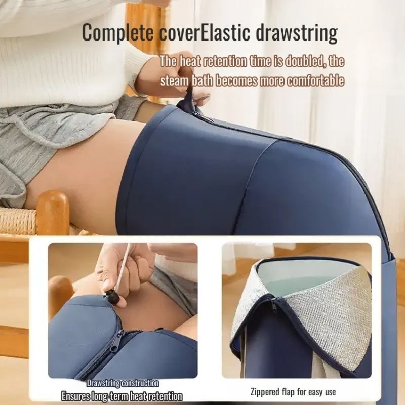 Foot Soaking Bucket Foldable Portable Raised Calf Sized Household Insulated Foot Soaking Bag Travel Foot Basin Bath Bathroom
