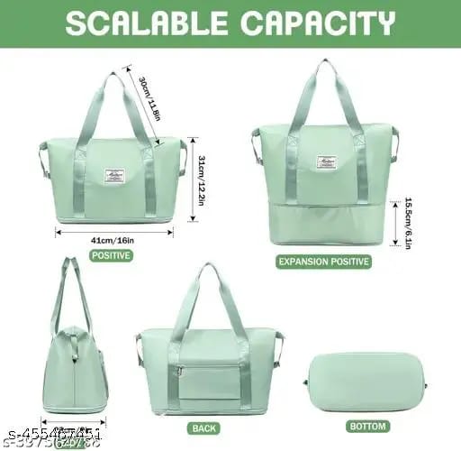 Large Capacity Folding Travel Bags Waterproof Luggage Tote Handbag Gym Yoga