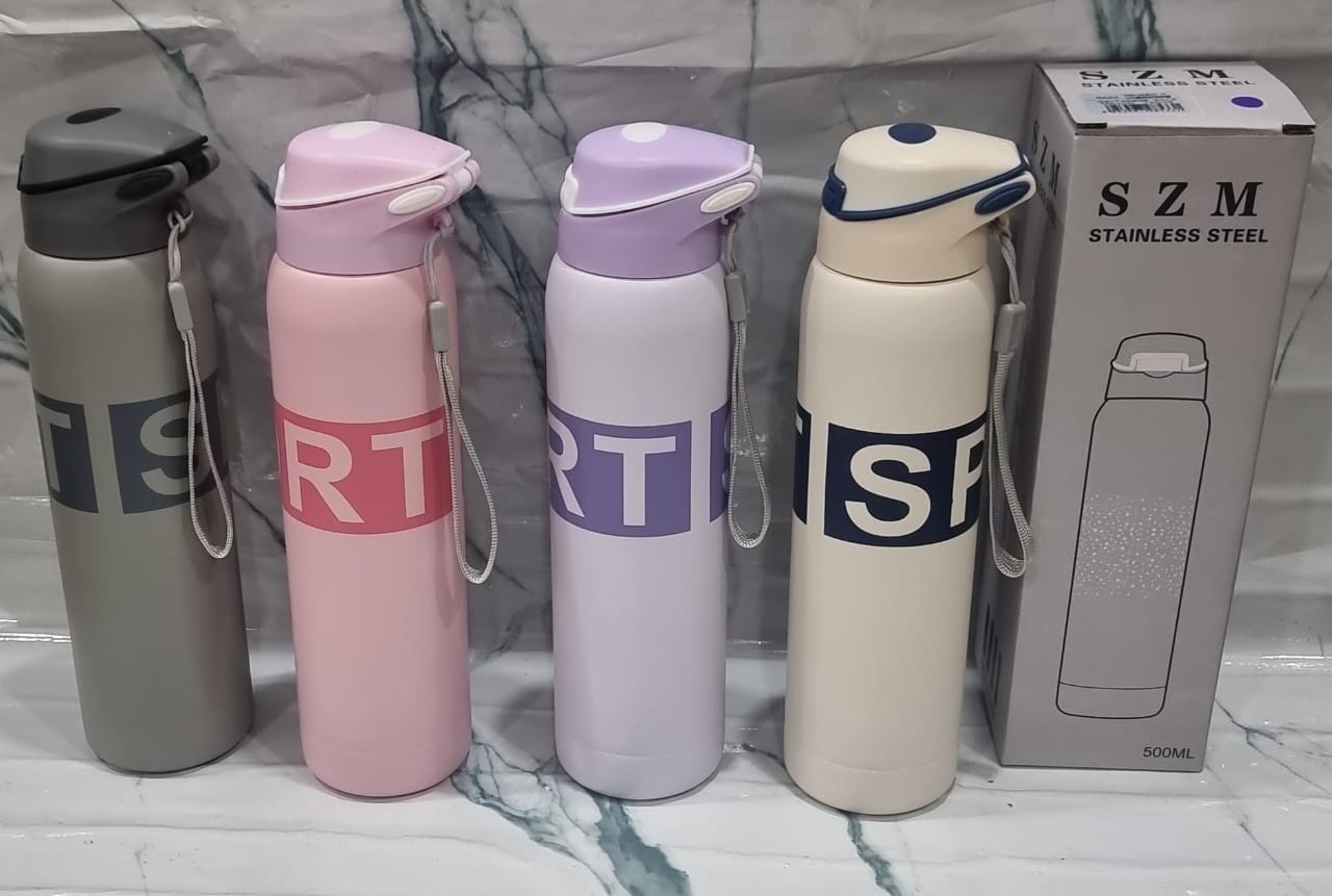 550ML Thermos Bottle Portable Tumbler Vacuum Flasks Stainless Steel Insulated Cup Outdoor Sports Water Bottle Travel Thermal Mug