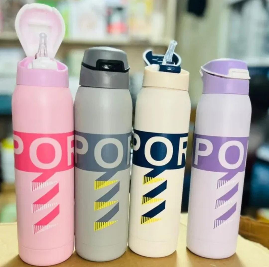 550ML Thermos Bottle Portable Tumbler Vacuum Flasks Stainless Steel Insulated Cup Outdoor Sports Water Bottle Travel Thermal Mug