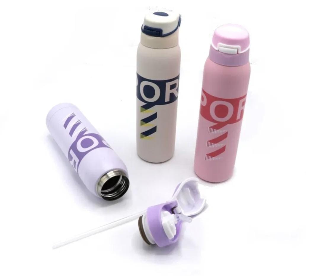 550ML Thermos Bottle Portable Tumbler Vacuum Flasks Stainless Steel Insulated Cup Outdoor Sports Water Bottle Travel Thermal Mug