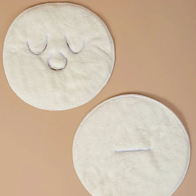 Reusable Hot and Cold Compress Face Towel Masks - Moisturizing Facial Steamer for Hot and Cold Skin Care, Soft, Gentle
