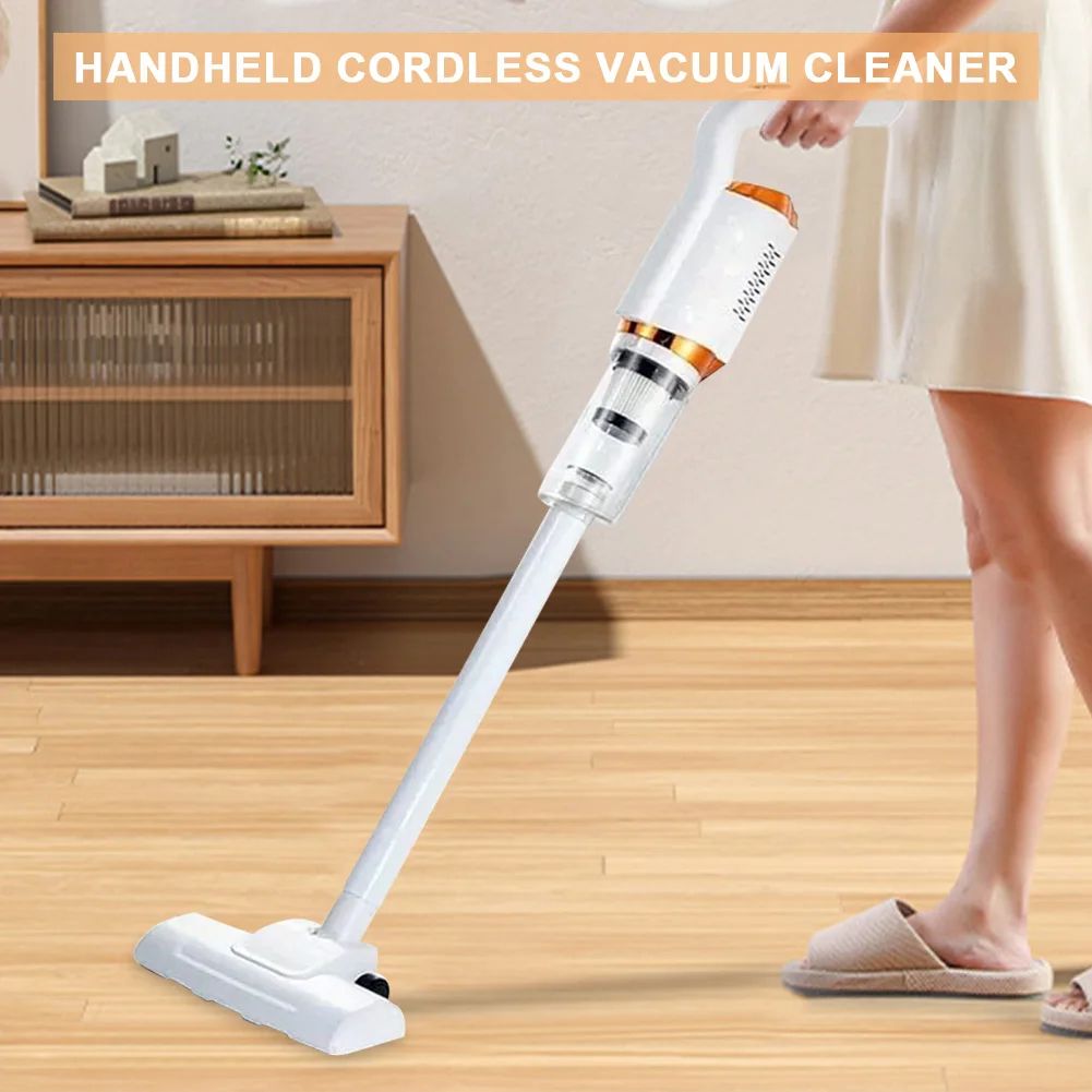 Clearace sale!!!!!Handheld Wireless Vacuum Cleaner USB Rechargeable Strong Suction Cordless Portable Cleaning Robot 120W for Vehicle Home Cleaning