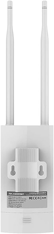 1200Mbps Dual Band High Power WiFi Router 500m Radius Outdoor Wireless Access Point IP66 Waterproof for Home or Business Use