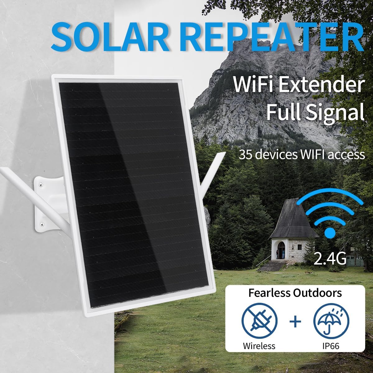 300Mbps Solar Router Wireless WiFi Range Extender 15W Solar panel 25000mAh Battery 300ft WiFi Amplifier Router Signal Booster Outdoor