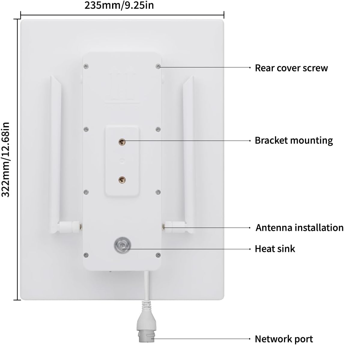 300Mbps Solar Router Wireless WiFi Range Extender 15W Solar panel 25000mAh Battery 300ft WiFi Amplifier Router Signal Booster Outdoor
