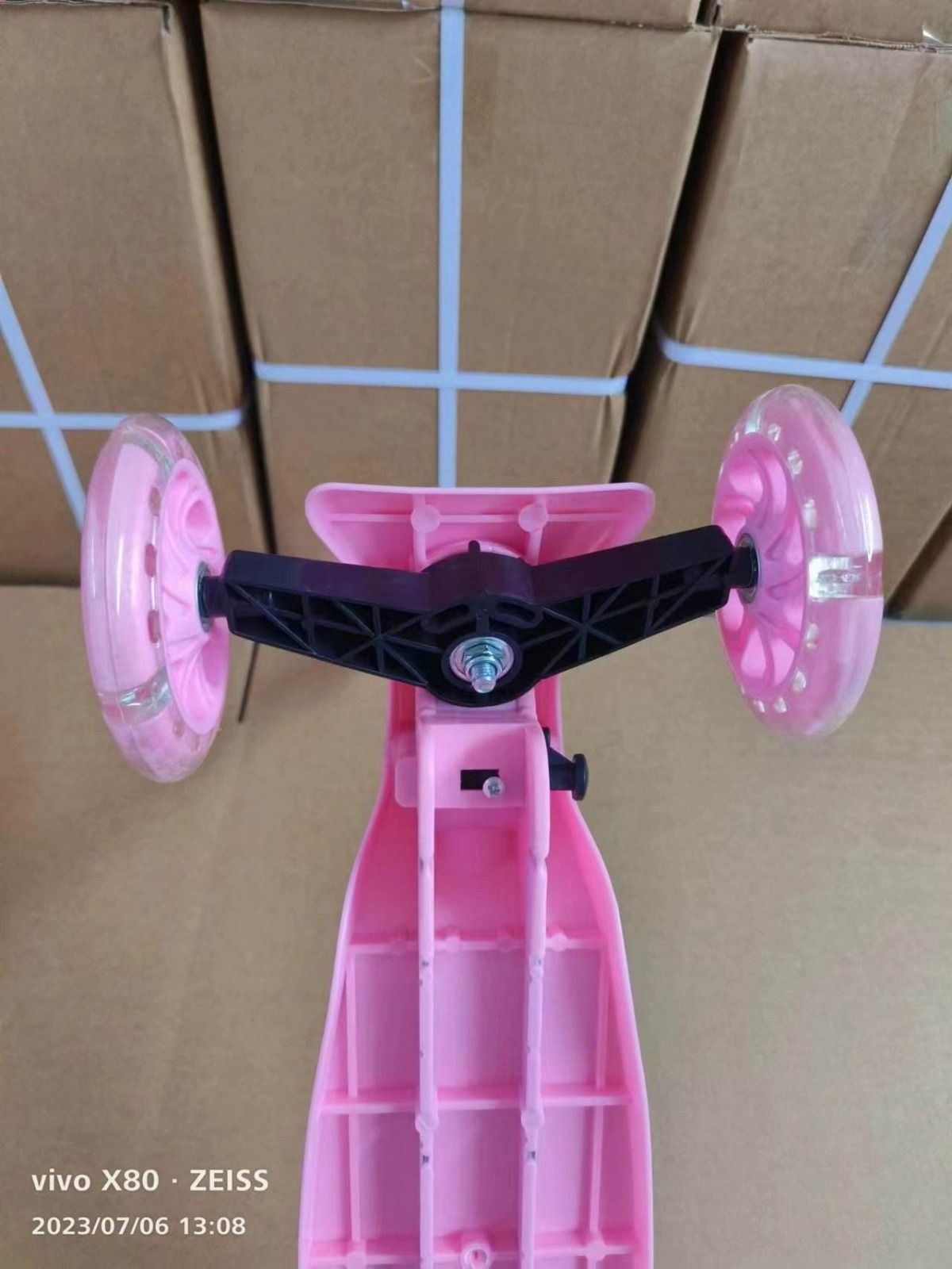 Mini kids Kick Scooter with LED Wheels Adjustable Height Foldable Outdoor Toys Push Kids Scooter