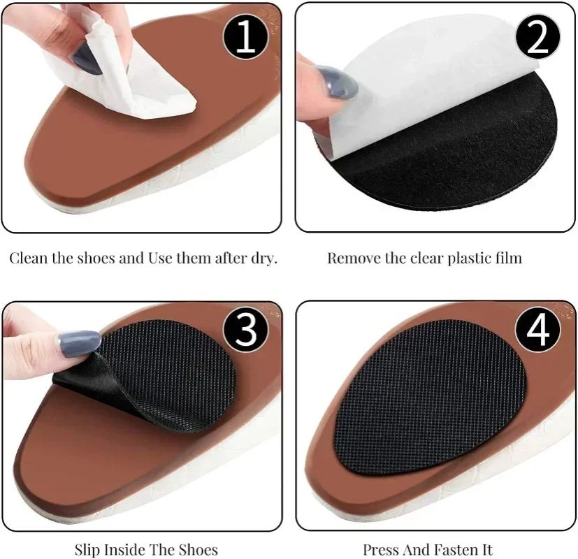 Non-slip Shoe Sole Protector for Women High Heel Sandal Outsole Pads Anti-slip Shoe Bottom Patch Self-adhesive Stickers