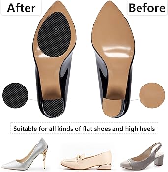 Non-slip Shoe Sole Protector for Women High Heel Sandal Outsole Pads Anti-slip Shoe Bottom Patch Self-adhesive Stickers