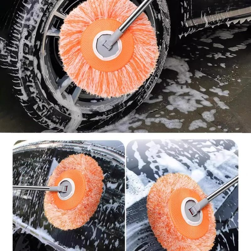 Multi Functional Household Dust Mop Ceiling Dust Remover Floor Scrubber Window Cleaner Car Cleaning Tool Dry And Wet Dual-use