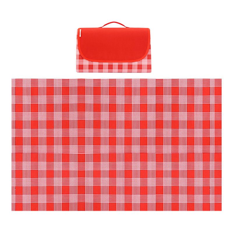 Picnic Mat Outdoor Camping Waterproof Thickened Portable Moisture-Proof Mat Beach Mat for Spring Travel Hiking Outdoor Activities Green Red Yellow