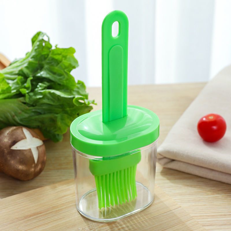 Silicone Baking Oil Brush High Temperature Resistant Portable Barbecue Pancake Cooking Brushdesigned to handle high temperatures safely. Ideal for applying oil
