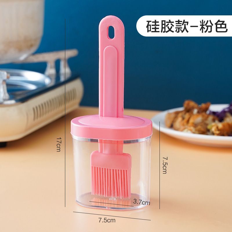 Silicone Baking Oil Brush High Temperature Resistant Portable Barbecue Pancake Cooking Brushdesigned to handle high temperatures safely. Ideal for applying oil