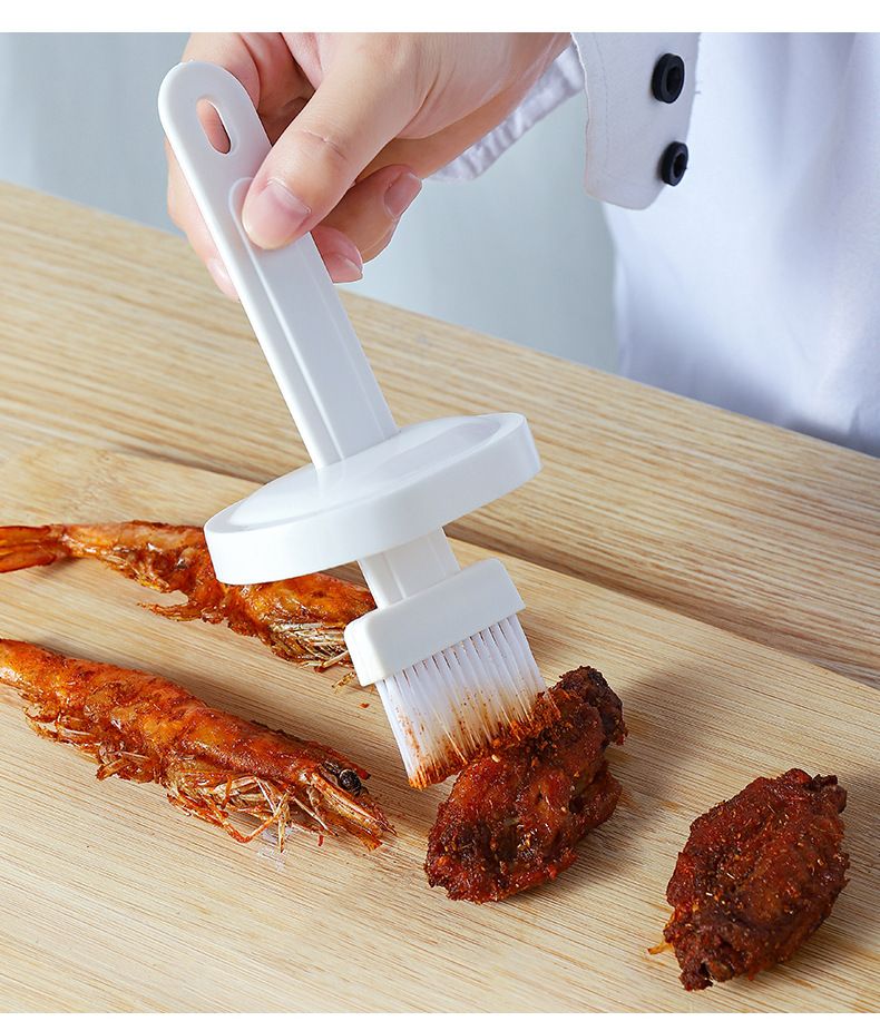 Silicone Baking Oil Brush High Temperature Resistant Portable Barbecue Pancake Cooking Brushdesigned to handle high temperatures safely. Ideal for applying oil