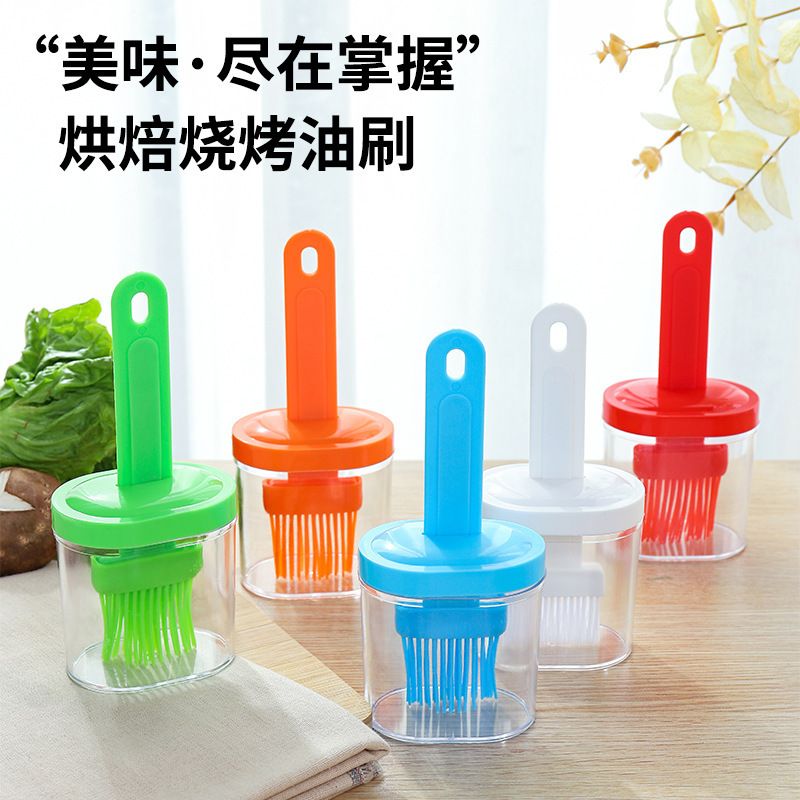 Silicone Baking Oil Brush High Temperature Resistant Portable Barbecue Pancake Cooking Brushdesigned to handle high temperatures safely. Ideal for applying oil