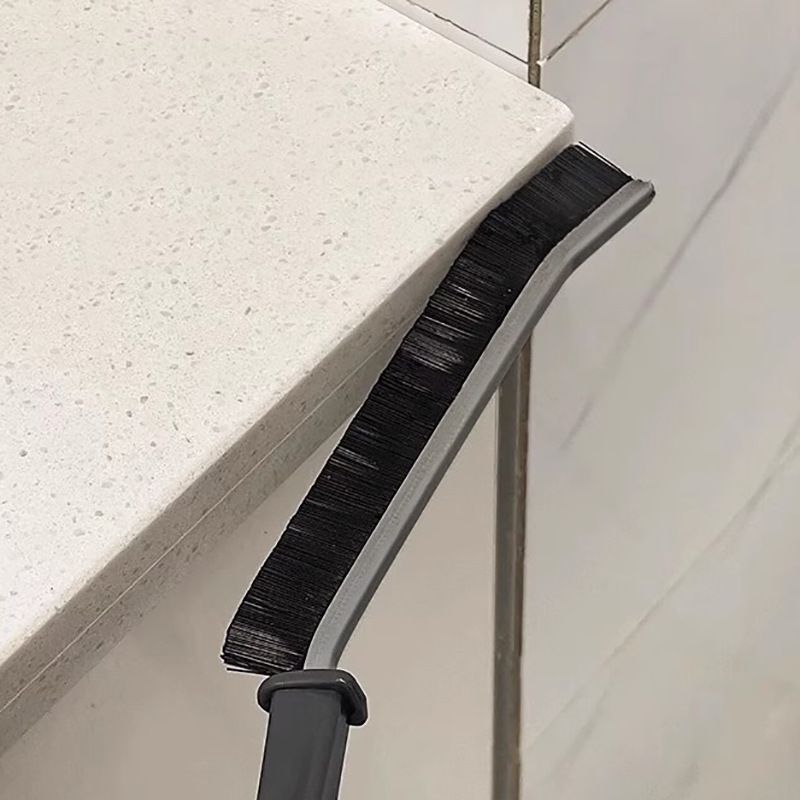 2pcs Multifunctional Bathroom Gap Cleaning Brush Long Handle Hard-Bristled Narrow Gap Window Door Household Cleaning Tool for Tight Spaces Efficient Deep Clean