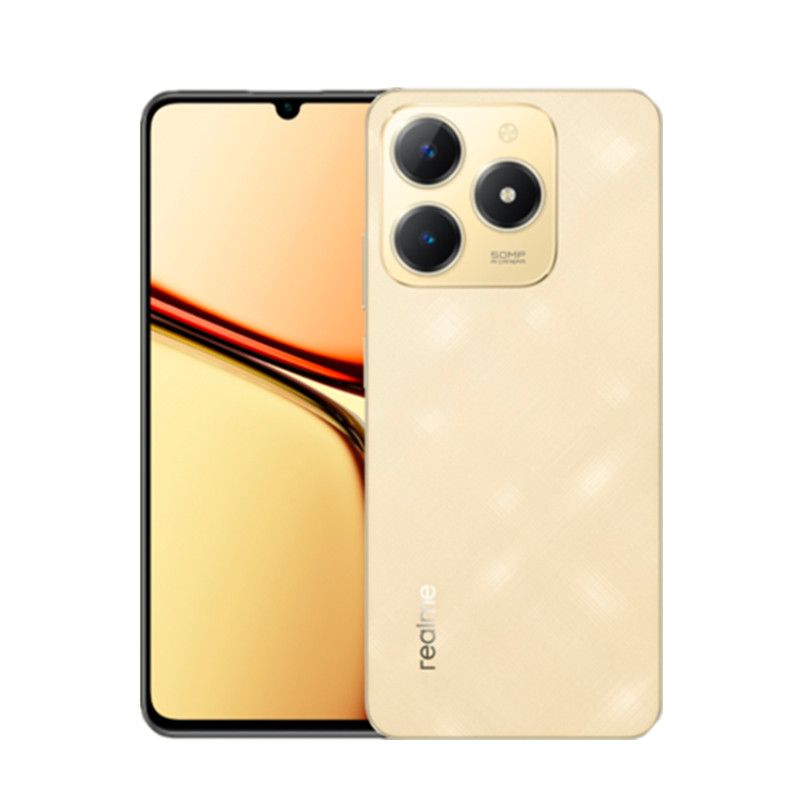 Realme C61 128GB+6GB 90Hz 6.74'' 50MP 7.84mm Thickness 5000mAh IP54 Waterproof Android 14 Type-C Dual Sim Smart Phones Face and Fingerprint Unlock phone