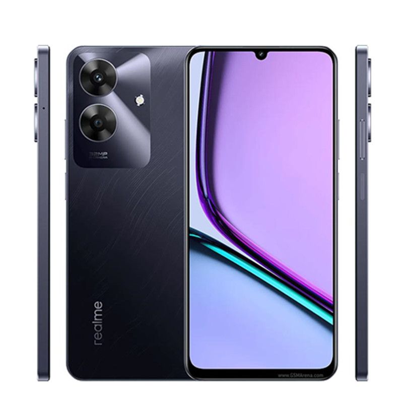 New Arrival Realme Note 60 128GB ROM +8(4+4)GB RAM 6.74" 90Hz 32MP AI Camera IP64 Dust Water Proof 5000mAh Ultra Slim Android 14 Dual SIM Smart Phones Side Fingerprint phone
