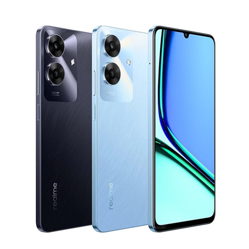 [Black Friday Offer] Brand New Realme Note 60 128GB ROM + 8(4+4)GB RAM 6.74" 90Hz Type-C 3-Card Slot Ultra Slim Andriod 14 Side Fingerprint Smart Phones phone