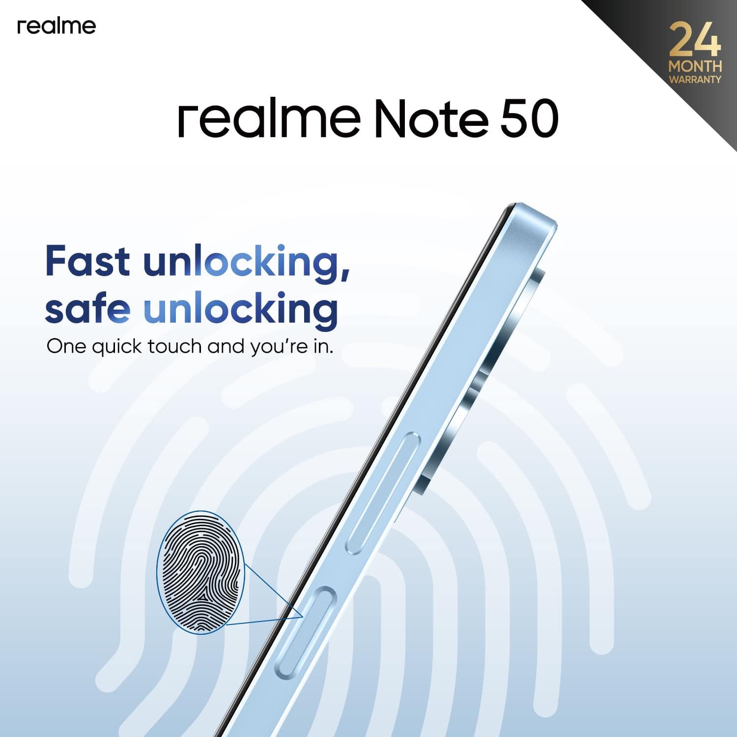 [Tech Week] Realme Note 50 256GB ROM + 8(4+4)GB RAM 6.74" 90Hz 13MP AI Camera IP54 Drop Dust Water Resistant Ultra Slim 5000mAh Type-C Android 13 Smart Phones Side Fingerprint phone