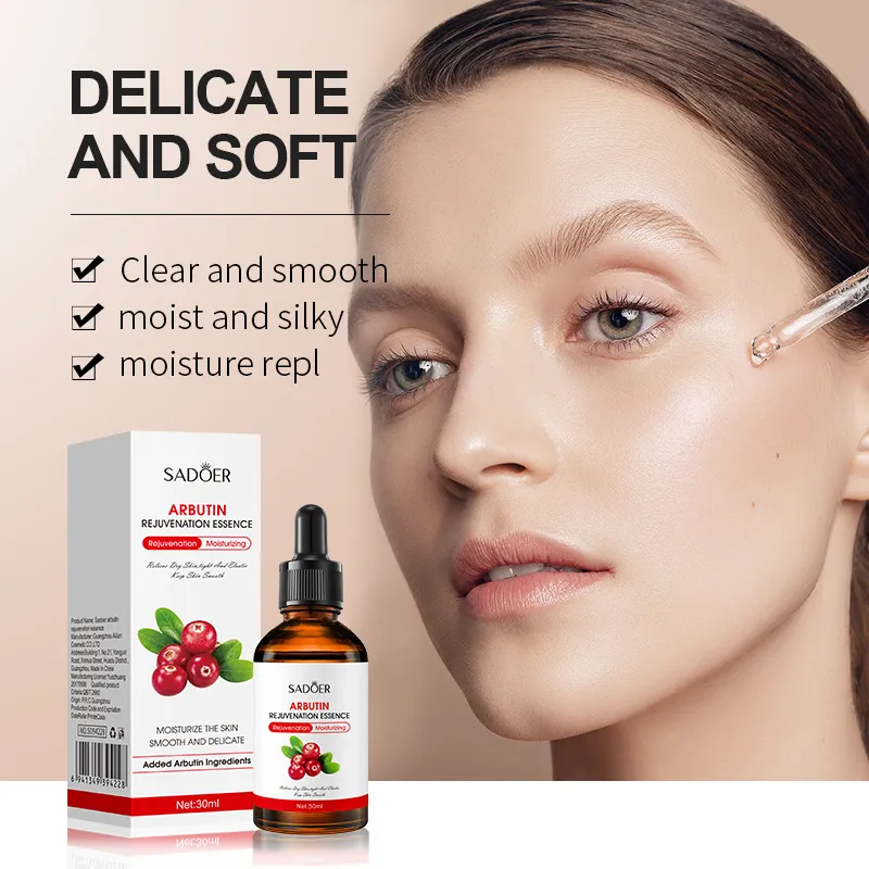 5 Pieces,  Salicylic Acid Acne Essence + The Rose Brightening Serum+ Vitamin C Face Brightening  + Hyaluronic Acid + Arbutin Rejuvenating  Essence, Skin Brightening, Moisturizing, Anti Wrinkles,