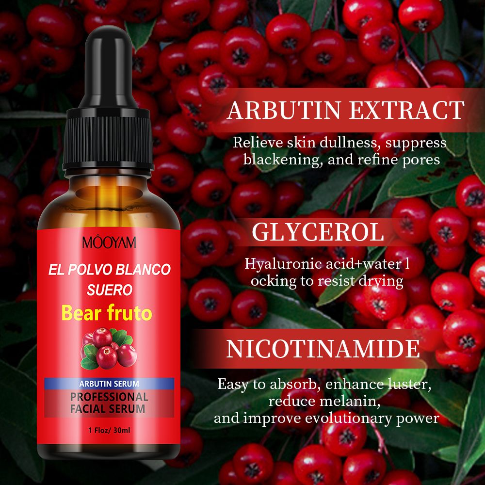 Sadoer 5 in 1 Pack, Pomegranate Serum + Vitamin C Serum + Salicylic Acid Acne Serum + Turmeric  Serum Tumeric + Arbutin Serum Super Antioxidant The set gives Moisturized Skin, Eliminate Acne,