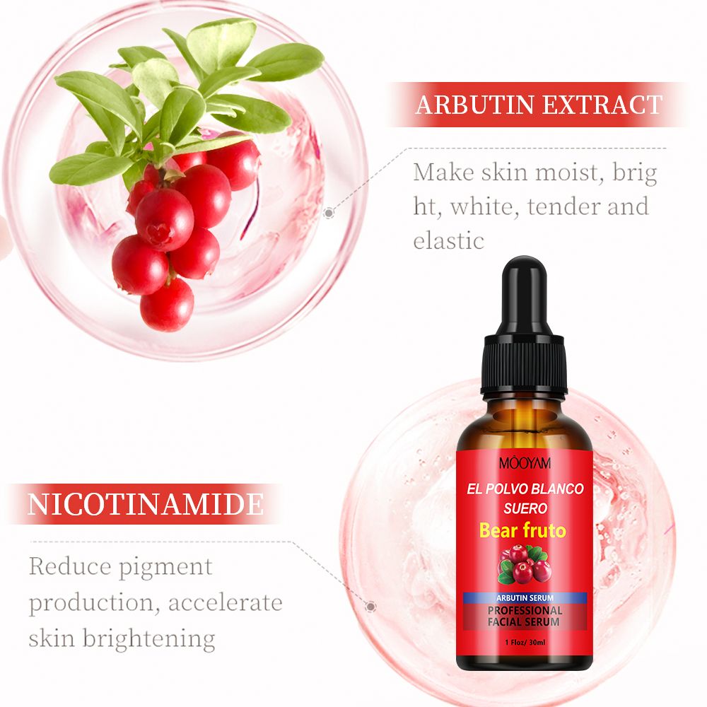 Sadoer 5 in 1 Pack, Pomegranate Serum + Vitamin C Serum + Salicylic Acid Acne Serum + Turmeric  Serum Tumeric + Arbutin Serum Super Antioxidant The set gives Moisturized Skin, Eliminate Acne,