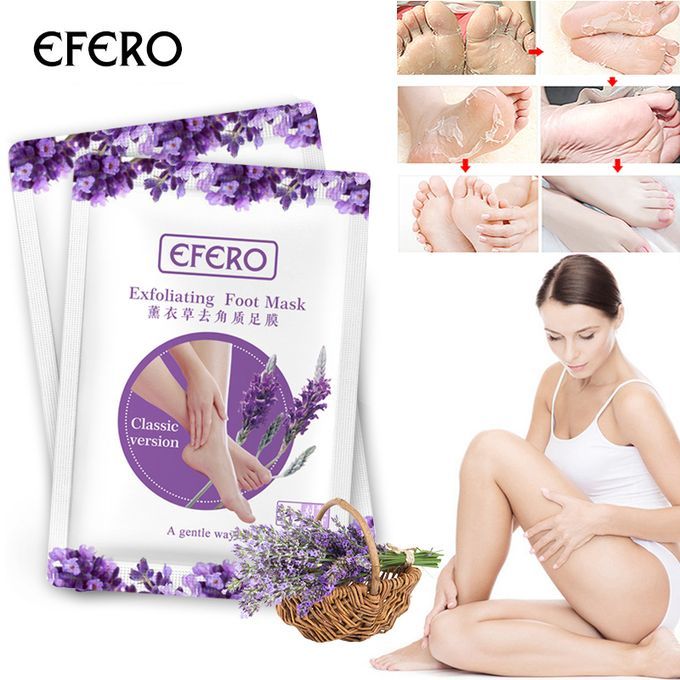 Lavender Foot Peeling Mask Exfoliating foot Mask, Remove Callus/Dead Skin Exfoliating Foot Mask Pedicure  Exfoliating Heels Calluses Remove Foot Patches Dead Skin Remover Pedicure Socks Foot Care