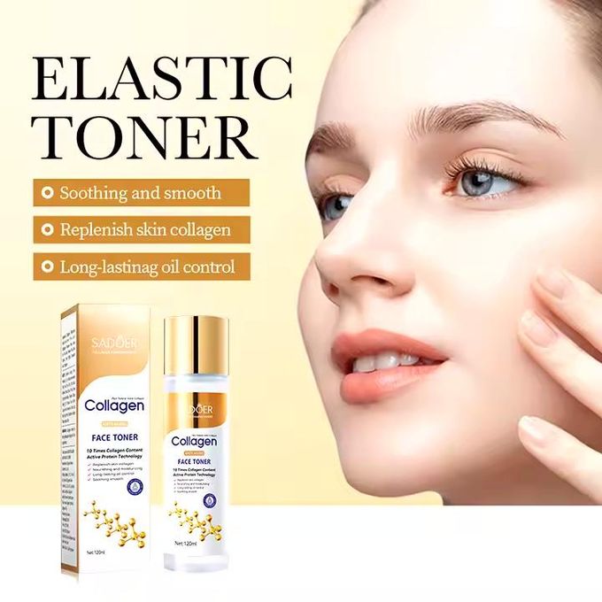 Sadoer Collagen Anti Aging Face Toner, Long Lasting Oil Control, Nourishing and Moisturizing, Like Vitamin C, Soothing and smoothening Collagen Toner, Improves Skin Dryness and Dehydration