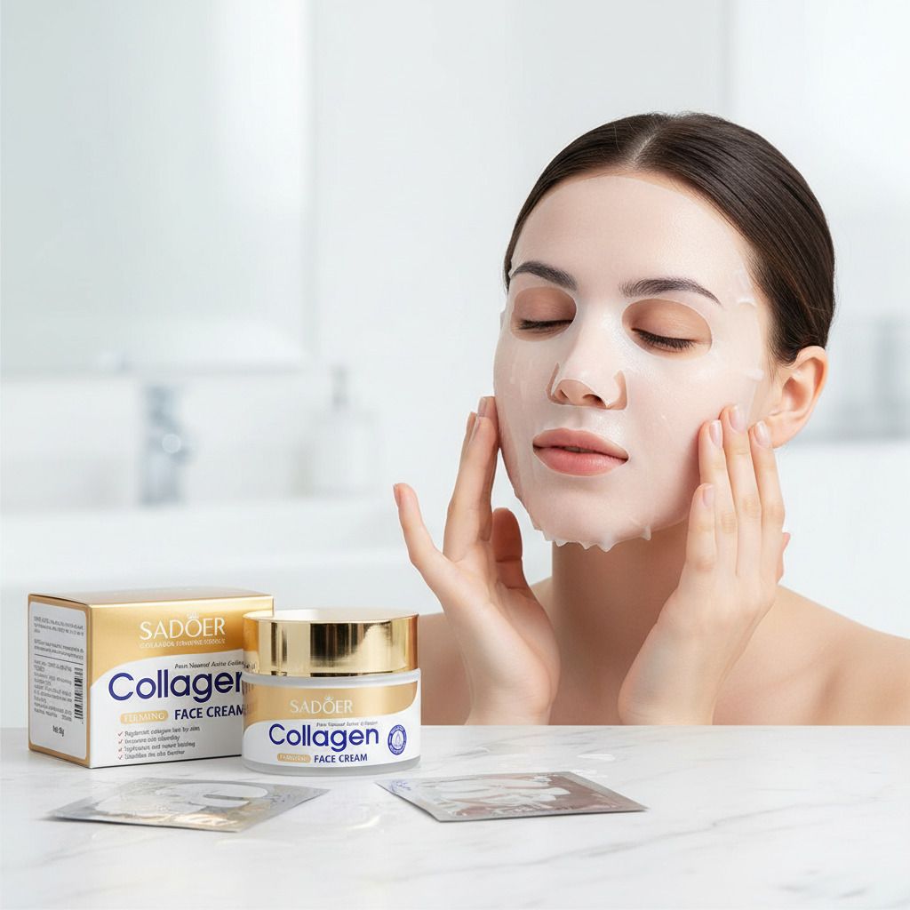 3 in 1, Retinol Firming Serum + Collagen Firming Cream+ Collagen Serum , Anti aging, Anti Wrinkles, Anti Acne, Anti Dark Spots, Can use with Vitamin C Face Brightening , Smooth Skin and Revitalized