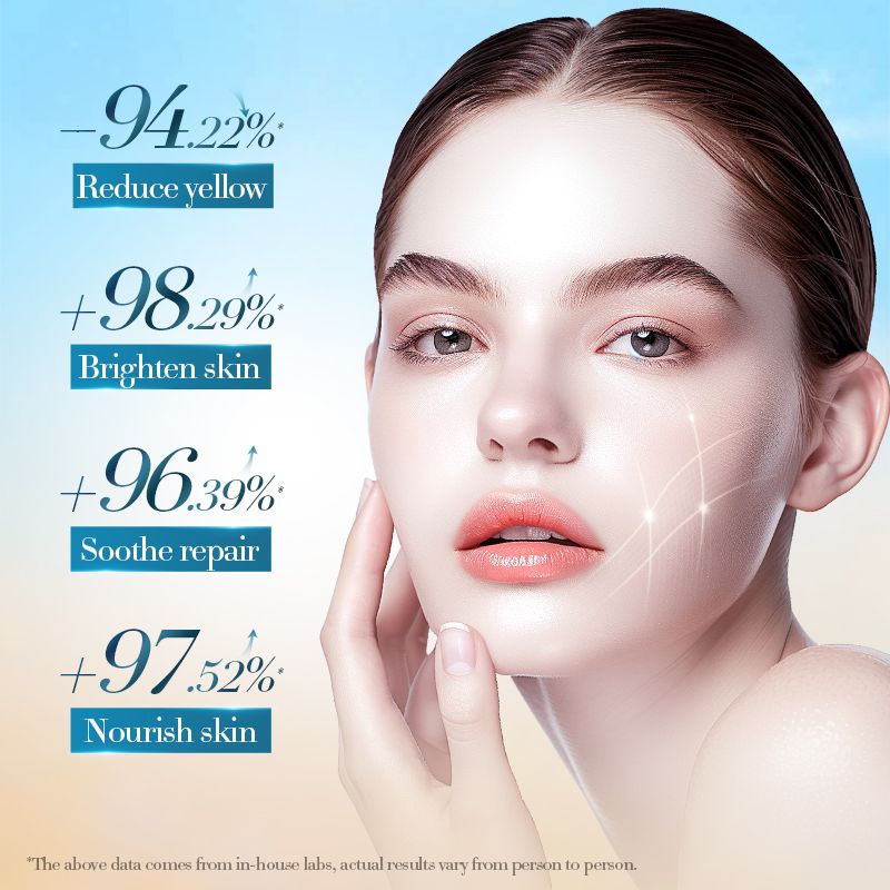 5 in 1, Salicylic Acid Acne Treatment Essence + Lustrous Vitamin C Squalane Face Serum + Pomegranate Face Brightening+  Anti Aging Collagen + Niacinamide Serum, Anti Acnes, Pimples, Moisturize Skin