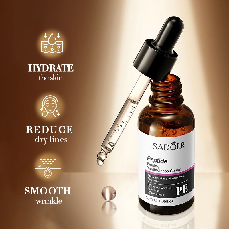 5 Pieces Set, Centella Astica Anti Acnes + Lustrous Vitamin C  Squalane Face Serum  + Acne Relief and Oil Control Serum + Peptide Firming Serum + Hyaluronic Serum Moisturizing  Oil Control, AntiWrinkl