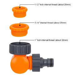 Garden Hose Connector Faucet Adapter For 1/2 Inch Hose Reel Cart Plastic Click-lock Quick ConnectionFor Watering Irrigation