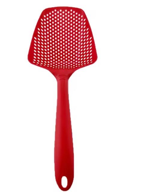 1PC Spoon Filter Cooking Shovel Strainer Scoop Nylon Spoon Kitchen Accessories Nylon Strainer Scoop Colander Leaking Shovel Tool