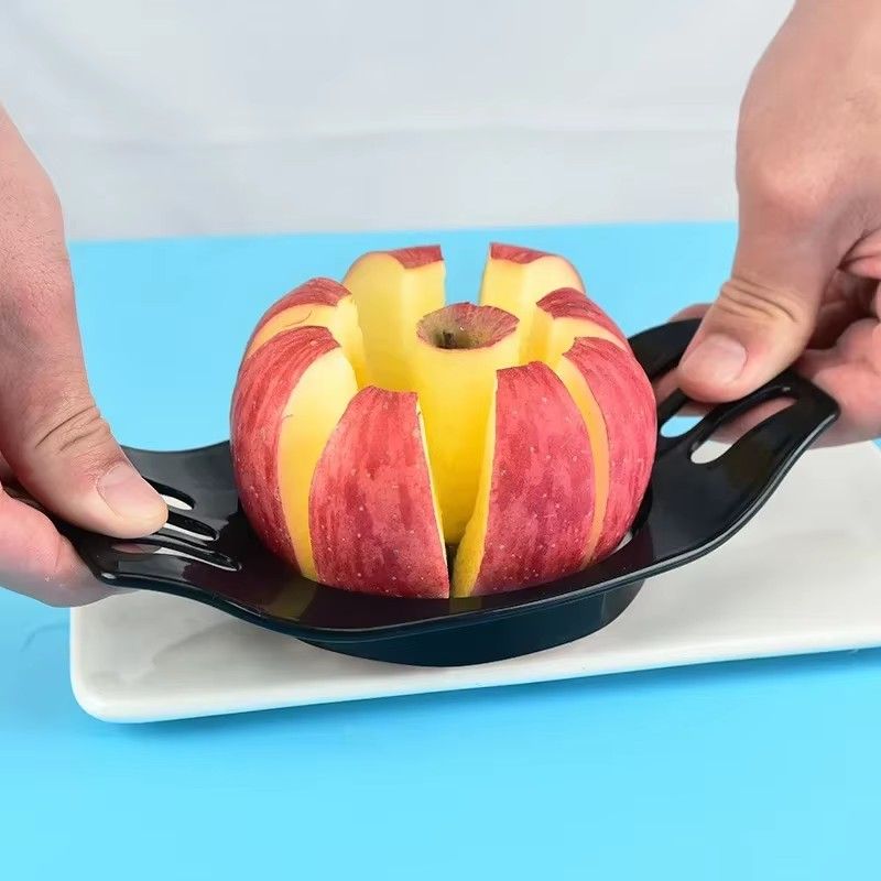 Kitchen Gadgets Plastic Apple Cutter Stainless Steel Slicer Fruit Divider Household Fruit Cutter Corer Apple Cutter