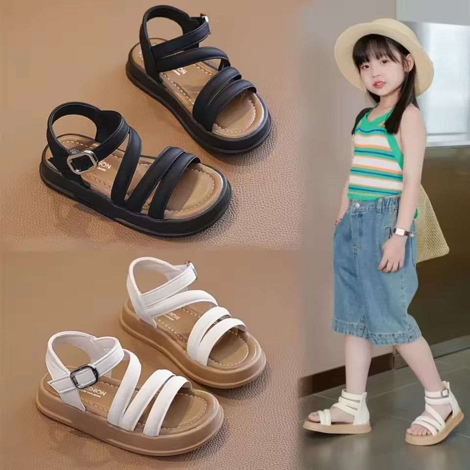 Baby Girls Sandals Summer Casual Children Sandals Girls Flat Shoes Fashion Casual Non Slip Kids Beach Shoes sandalias de mujer