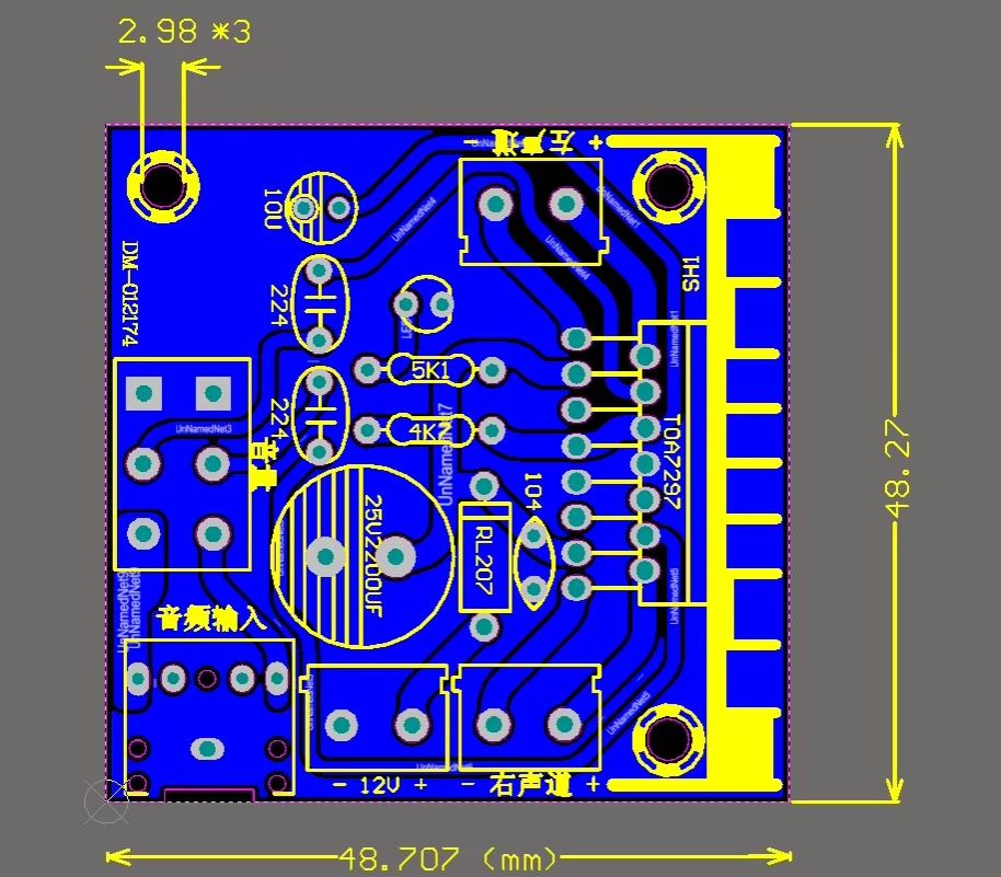 TDA7297 Audio Amplifier Board 15W+15W Digital Amplifier Module 12V DC Mini Stereo Amp Amplify Dual Channel Power 2.0Stereo