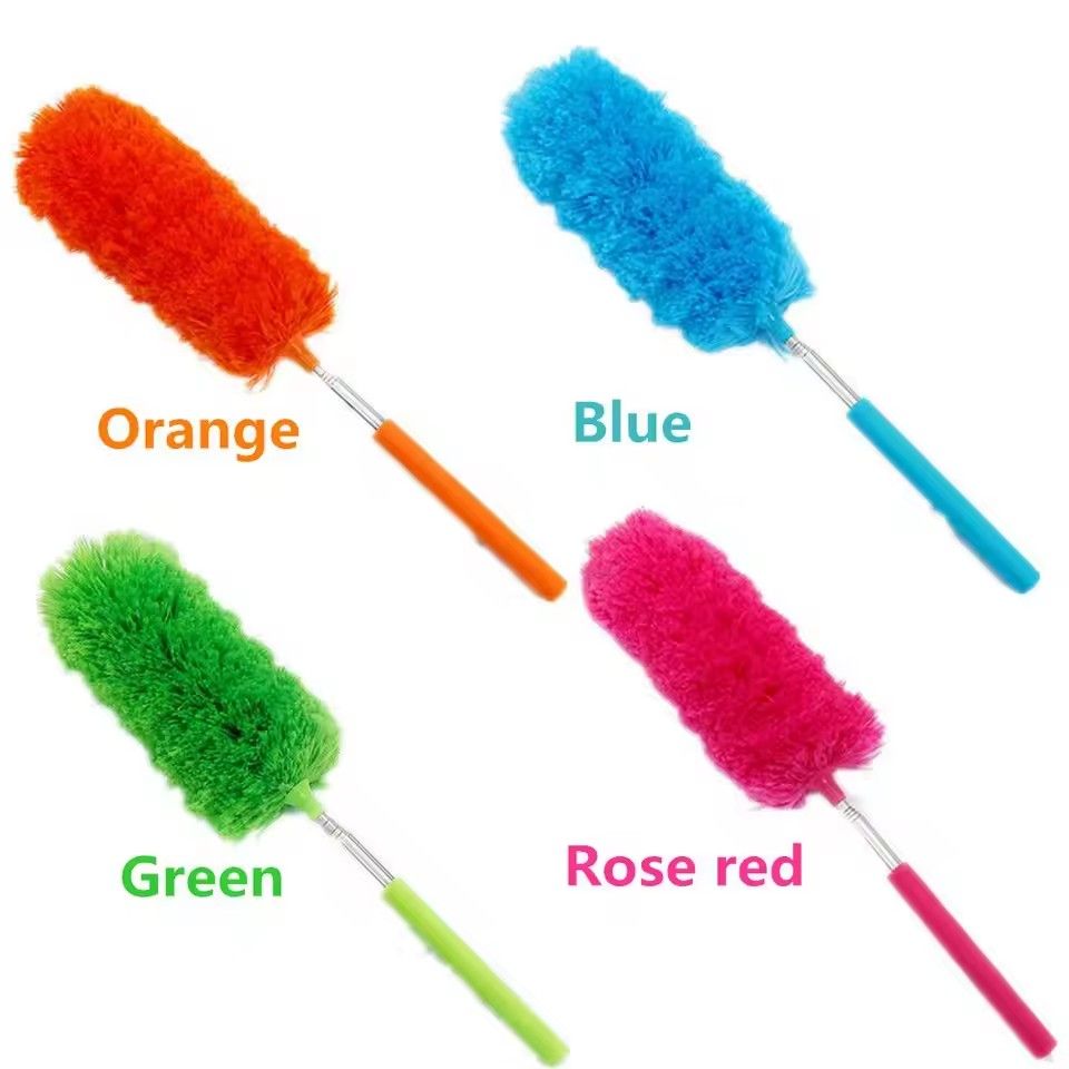 Feather Duster Long Telescopic Duster Magic Static Duster Brush 80cm Extendable Portable Mini Durable Washable