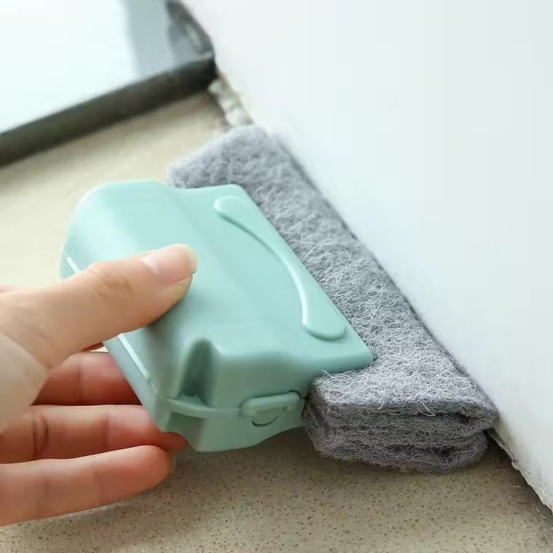 Groove cleaning brush Creative Window Cloth Window Cleaning Brush Windows Slot Cleaner Brush Clean Window Slot Clean Tool