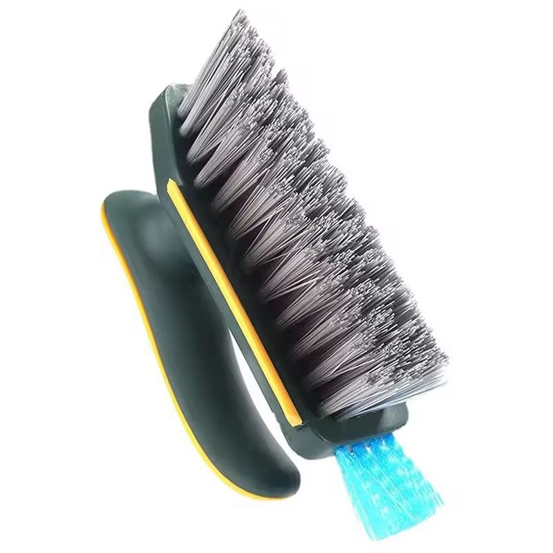 4 In 1 V-Shape Scrubber Brush Kitchen Bathroom Tile Floor Gap Cleaning Brush Window Groove Wall Corner Toilet Brushes Tools