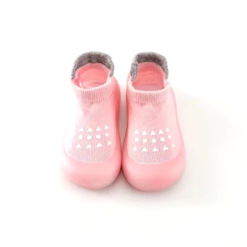 Summer New Combed Cotton Anti slip and Breathable Children's Soft Sole Shoes Baby Walking Shoes Mesh Faced Baby Floor Socks