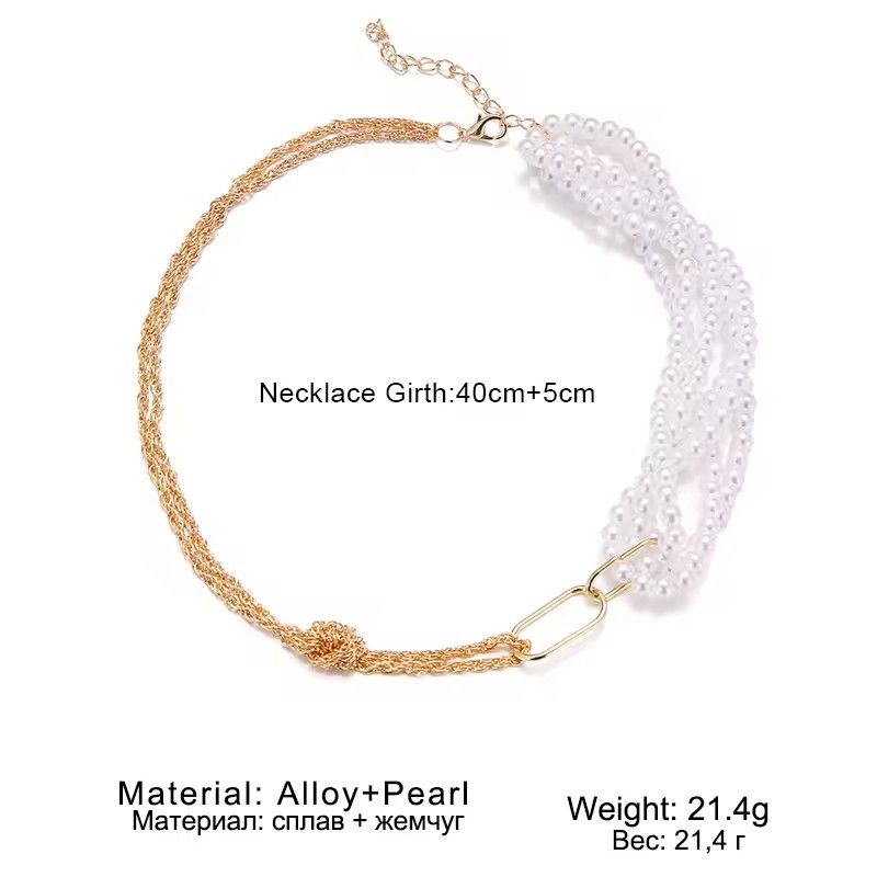 Vienkim Elegant White Imitation Pearl Choker Necklace Round Pearl Wedding Necklace for Women Charm Fashion Jewelry 2025