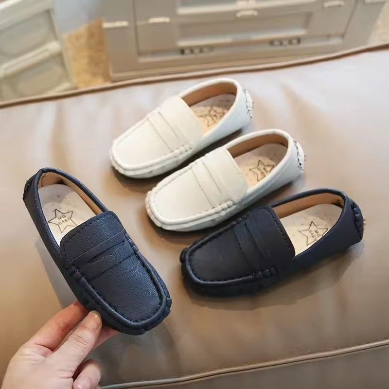 Kids Casual Shoes Boys Loafers Children Flats Slip-on Moccasins 2025 Spring New Simple Breathable Soft Fashion Shallow Party Hot